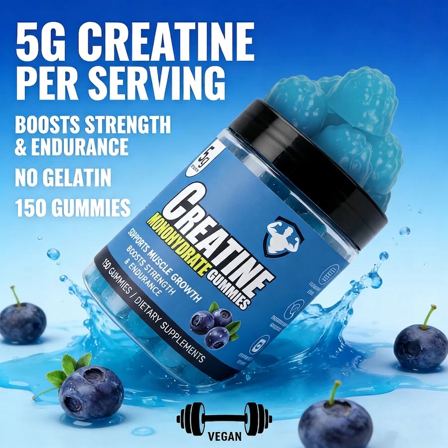 Raylena Blueberry Creatine Gummies