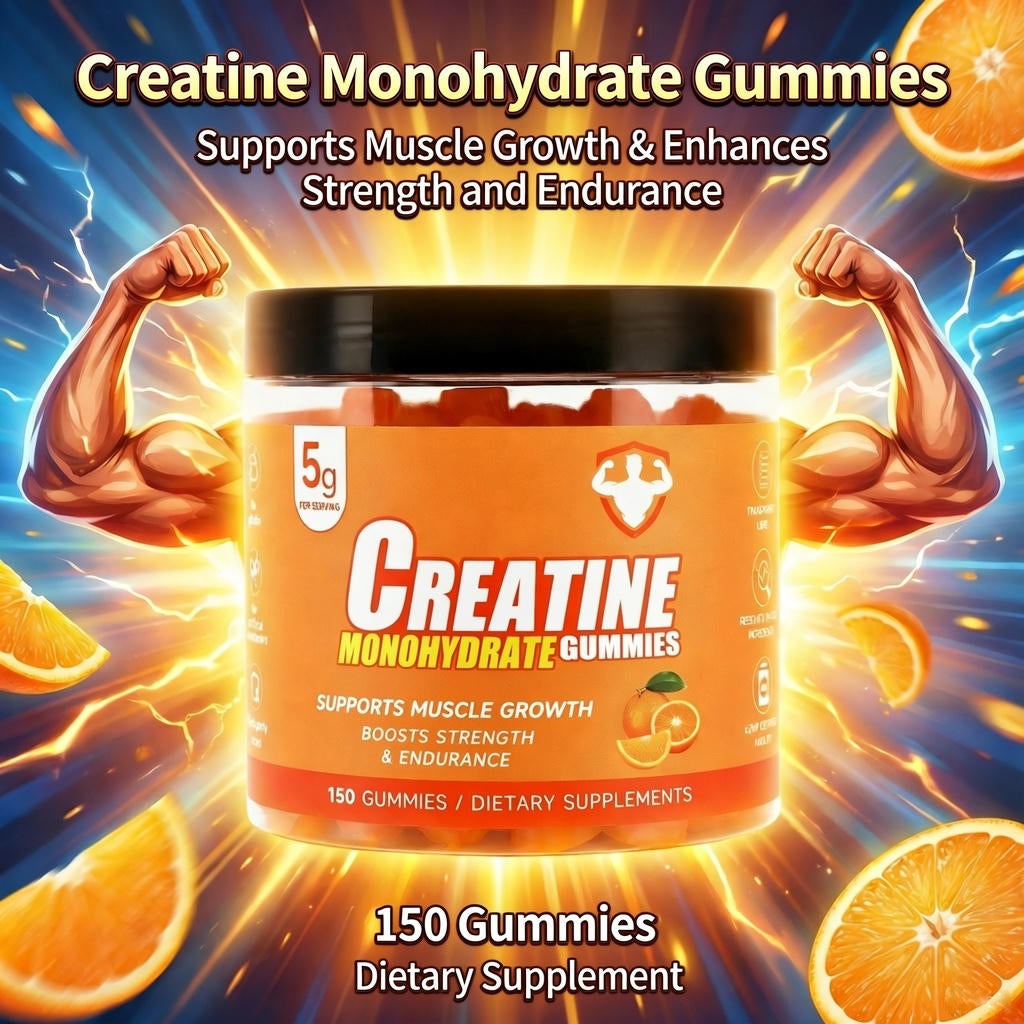 Orange Create Creatine Monohydrate Gummies