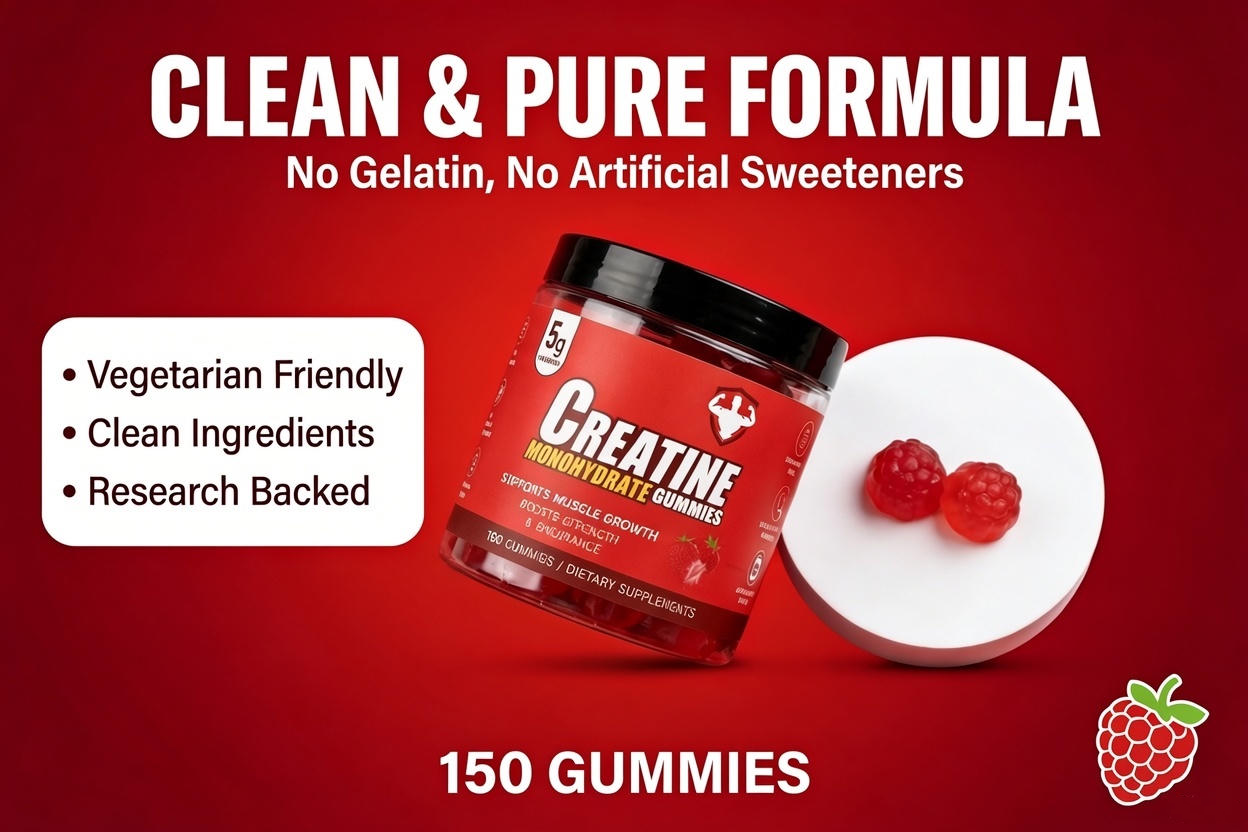 Strawberry Create Creatine Monohydrate Gummies